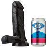 CLOUD 9 DELIGHTFUL DONG - 7IN THICK W/BALLS - BLACK - Temptations