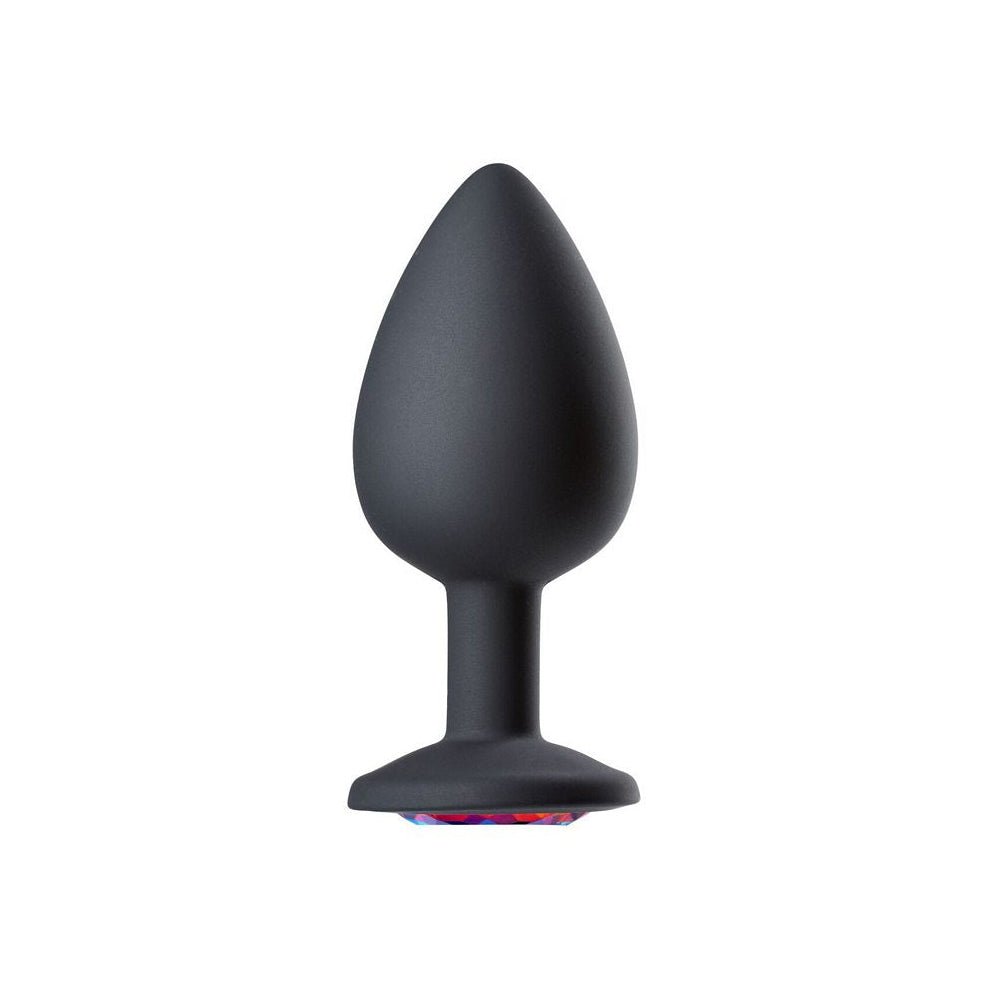 Cloud 9 Gems Black Silicone Anal Plug Large