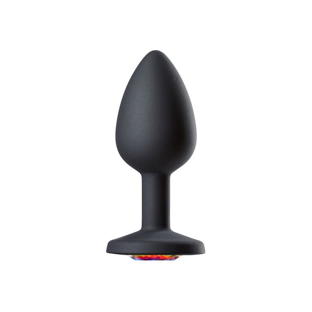 Cloud 9 Gems Black Silicone Anal Plug Medium