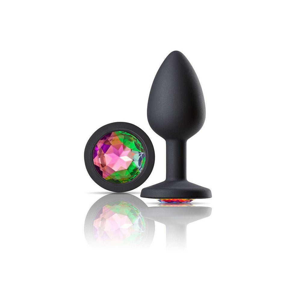 Cloud 9 Gems Black Silicone Anal Plug Medium