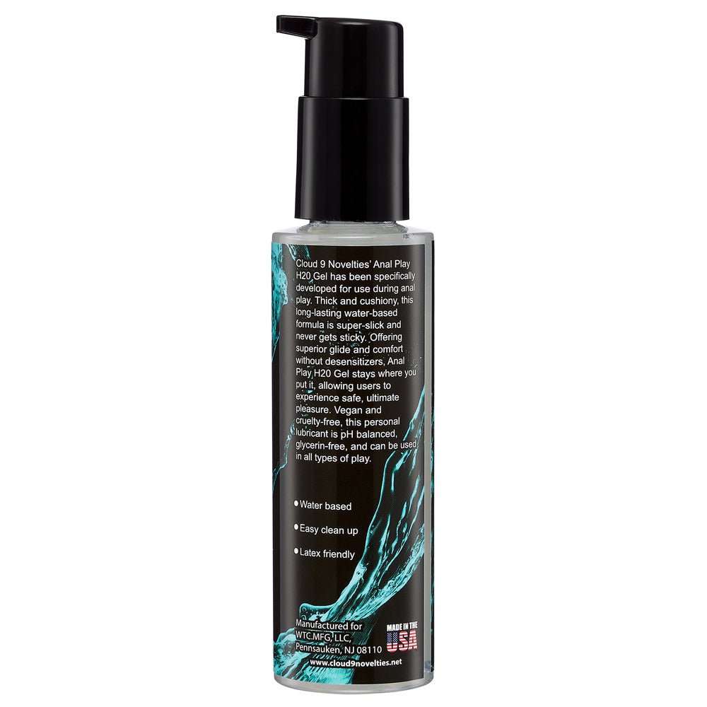 Cloud 9 H2O Anal Play Gel 4 Oz.