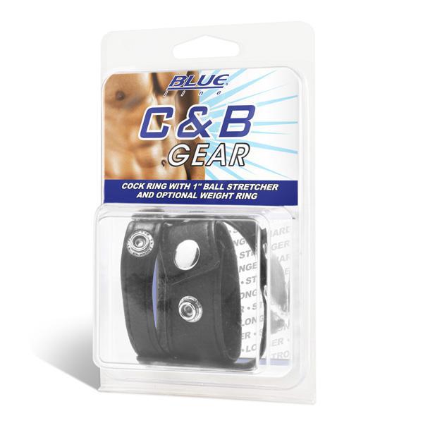 COCK RING WITH 1'' BALL STRETCHER AND OPTIONAL WEIGHT RING - Temptations