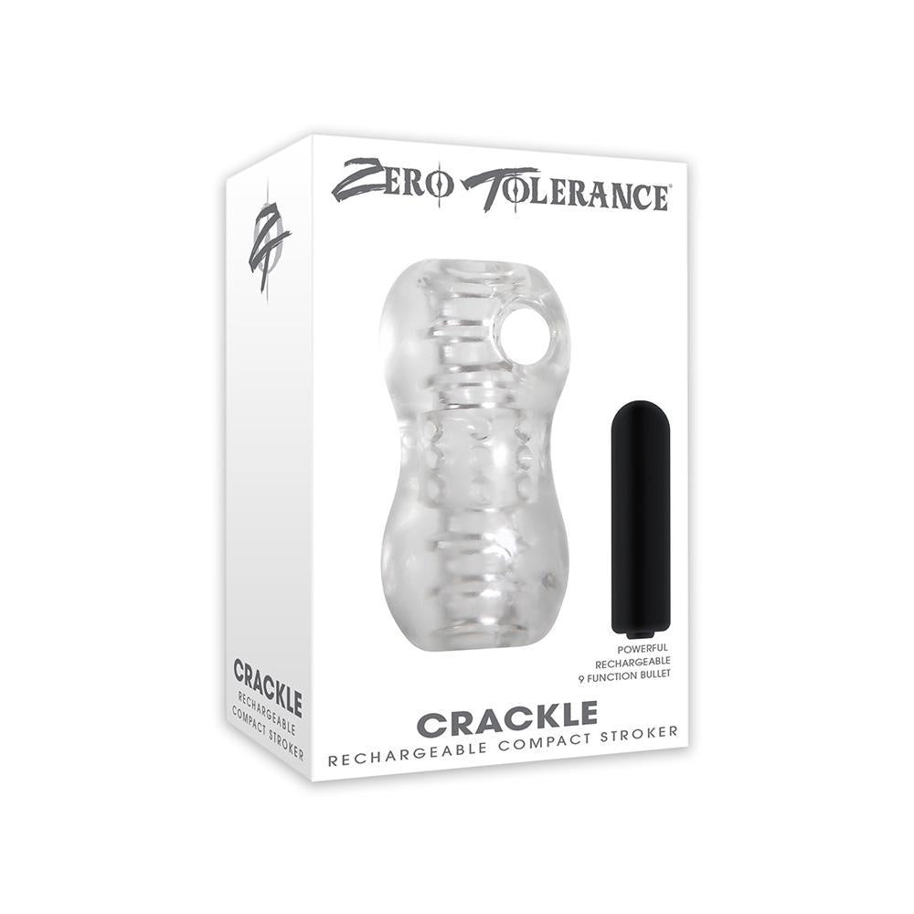 CRACKLE RECHARGEABLE COMPACT STROKER CLEAR - Temptations