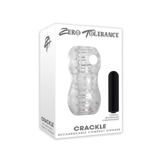 CRACKLE RECHARGEABLE COMPACT STROKER CLEAR - Temptations