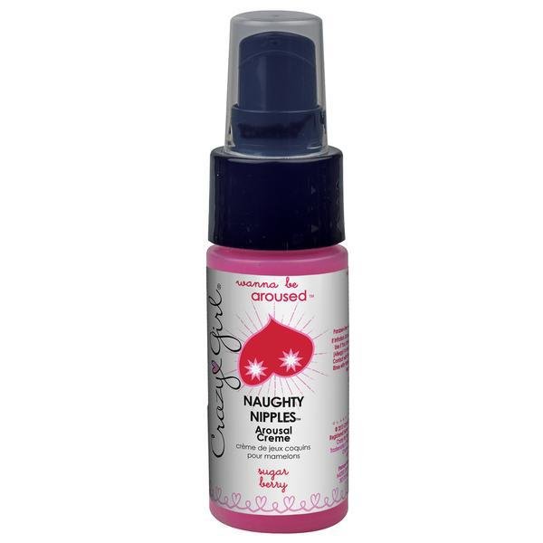 Crazy Girl Wanna Be Aroused Naughty Nipples Arousal Creme Sugar Berry 1 oz. - Temptations