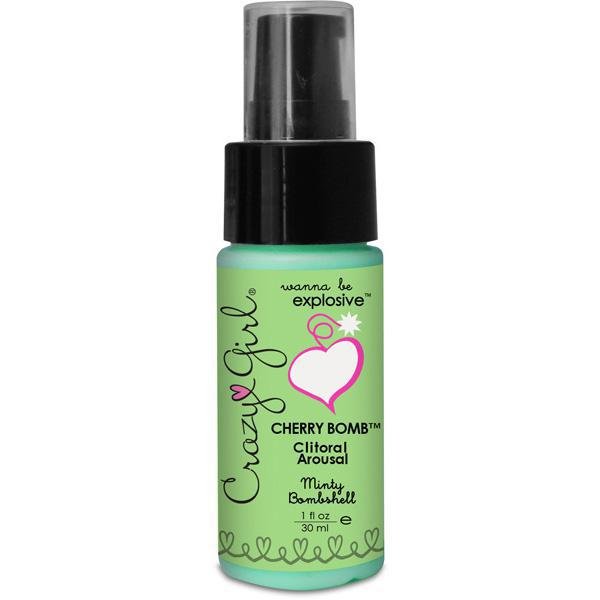 Crazy Girl Wanna Be Explosive Cherry Bomb Clitoral Arousal Creme Minty Bombshell 1Oz - Temptations