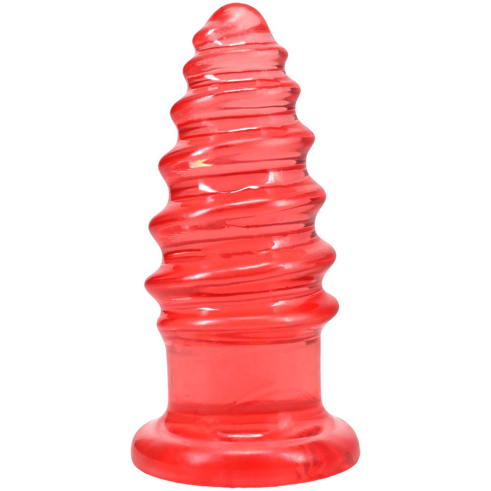 Crystal Jellies Anal Twist 7 Inch Pink