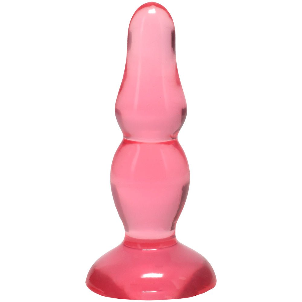 Crystal Jellies Novice Pop Plug 4 Inch Pink