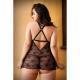 Curve Elena Lace Babydoll & Matching Panty - Temptations