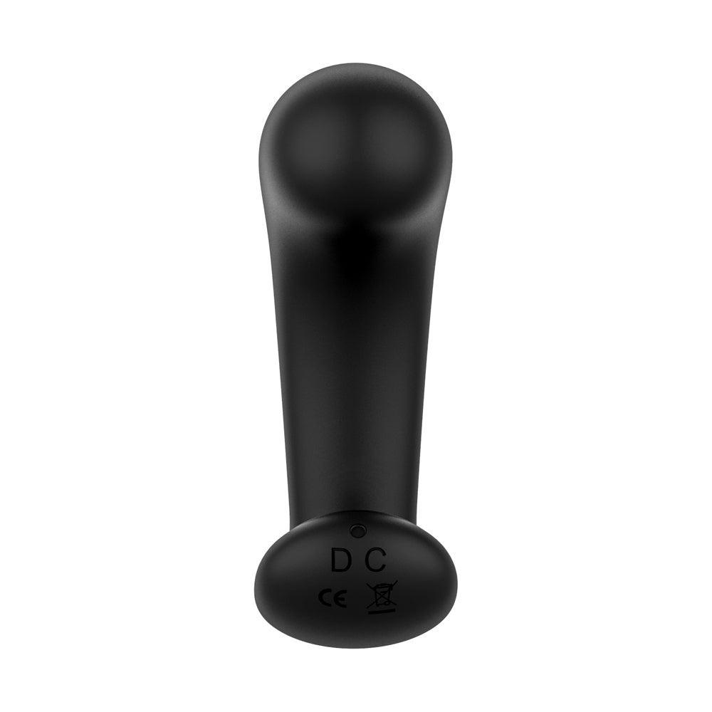 Curved Vibrating Plug Black