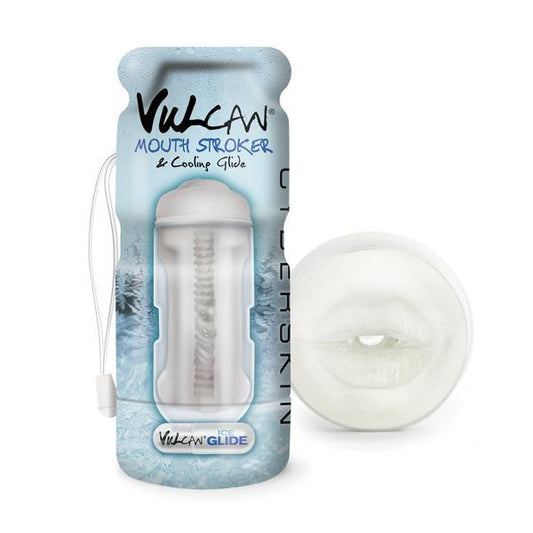 Cyberskin Vulcan Mouth Stroker W/Cooling Glide Frost - Temptations