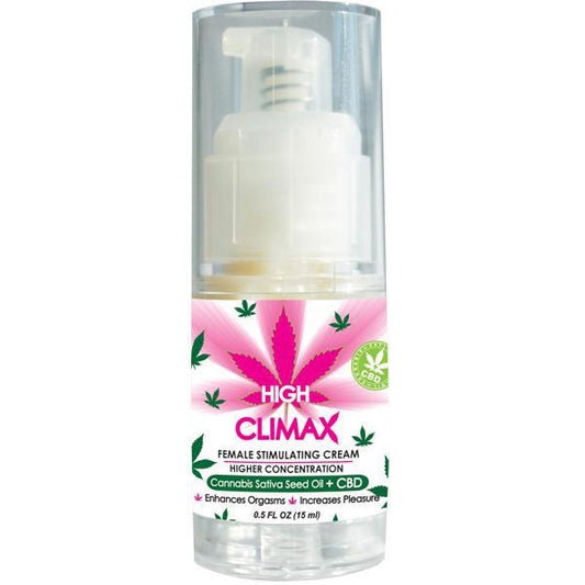 High Climax Female Stimulant With Hemp Seed Oil .5 oz.