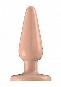 Buttplug - Rubber - 7 Inch - Model 1 - Flesh