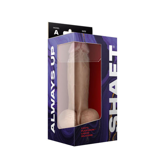 Shaft Model A 8.5" Liquid Silicone Dong W/Balls Pine