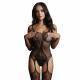 Le Desir Fishnet And Lace Bodystocking