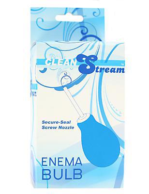 CLEAN STREAM ENEMA BULB BLUE