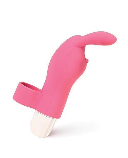 Pink Pussycat Rabbit Sleeve Finger Vibe