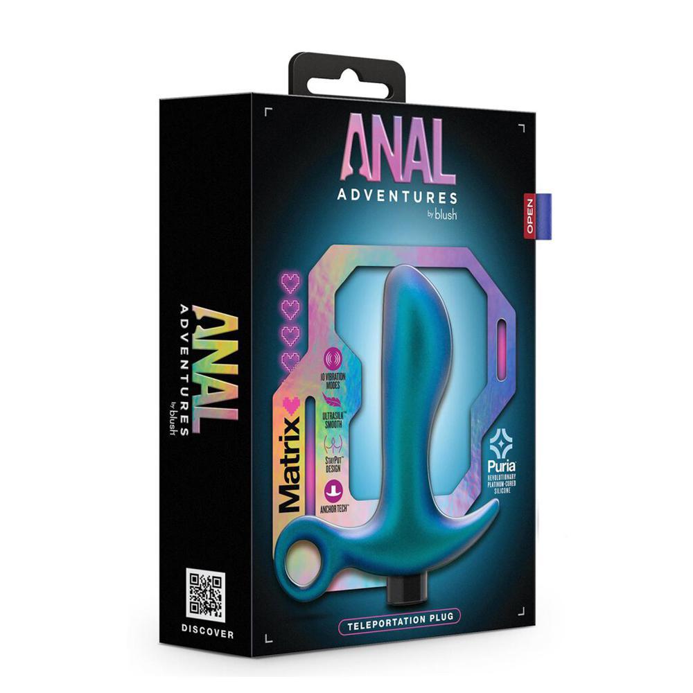 Anal Adventures Matrix Teleportation Plug Lunar Blue