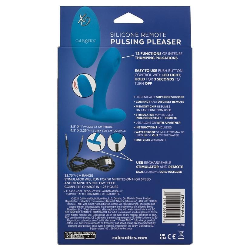 Silicone Remote Pulsing Pleaser