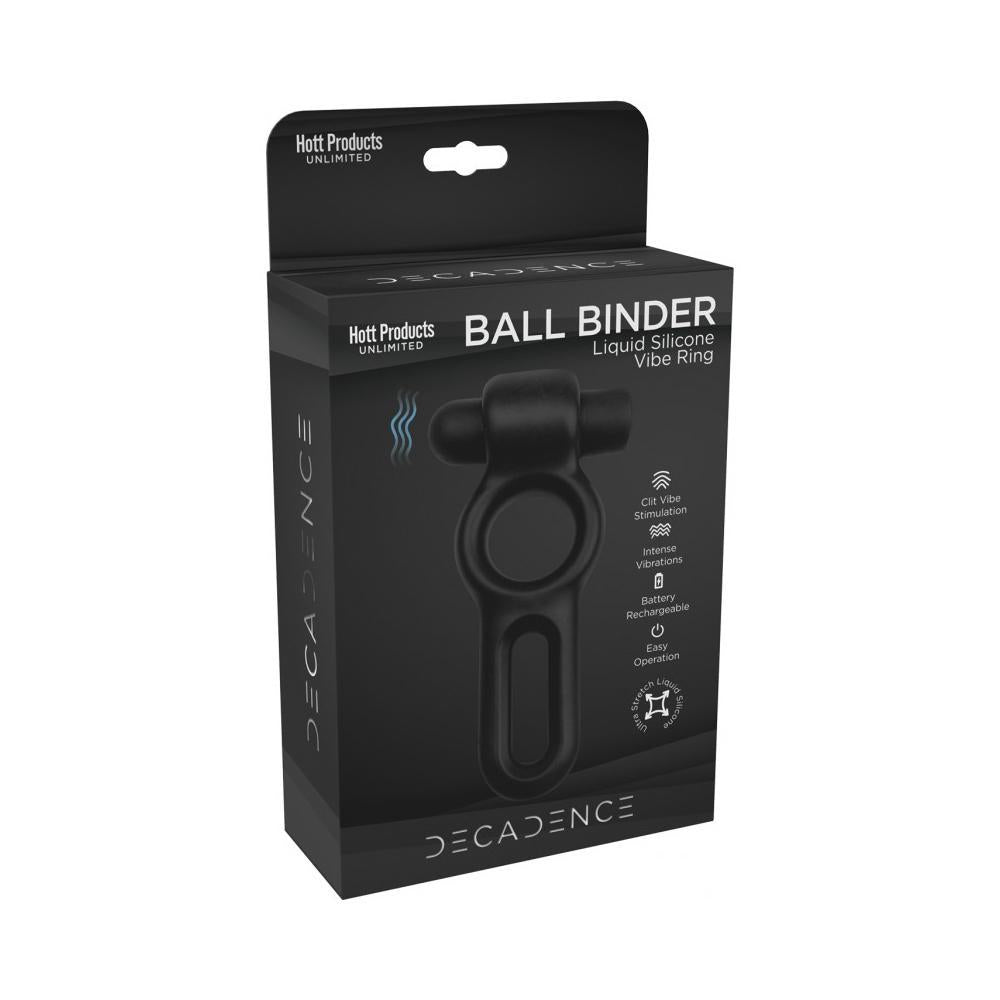 Decadence Ball Binder Cock & Ball Ring With Power Bullet - Temptations