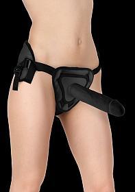 Deluxe Silicone Strap On - 10 Inch - Black1 - Temptations