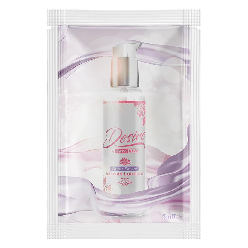 Desire By Swiss Navy Water Based Intimate Lubricant 5ml - Temptations