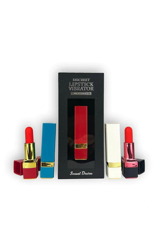Discreet Lipstick Vibrator with 10 Functions - Temptations