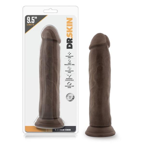 DR. SKIN 9.5'' COCK CHOCOLATE - Temptations