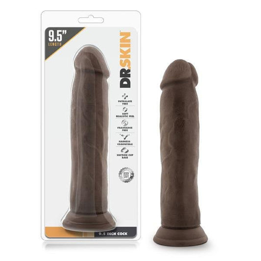 DR. SKIN 9.5'' COCK CHOCOLATE - Temptations