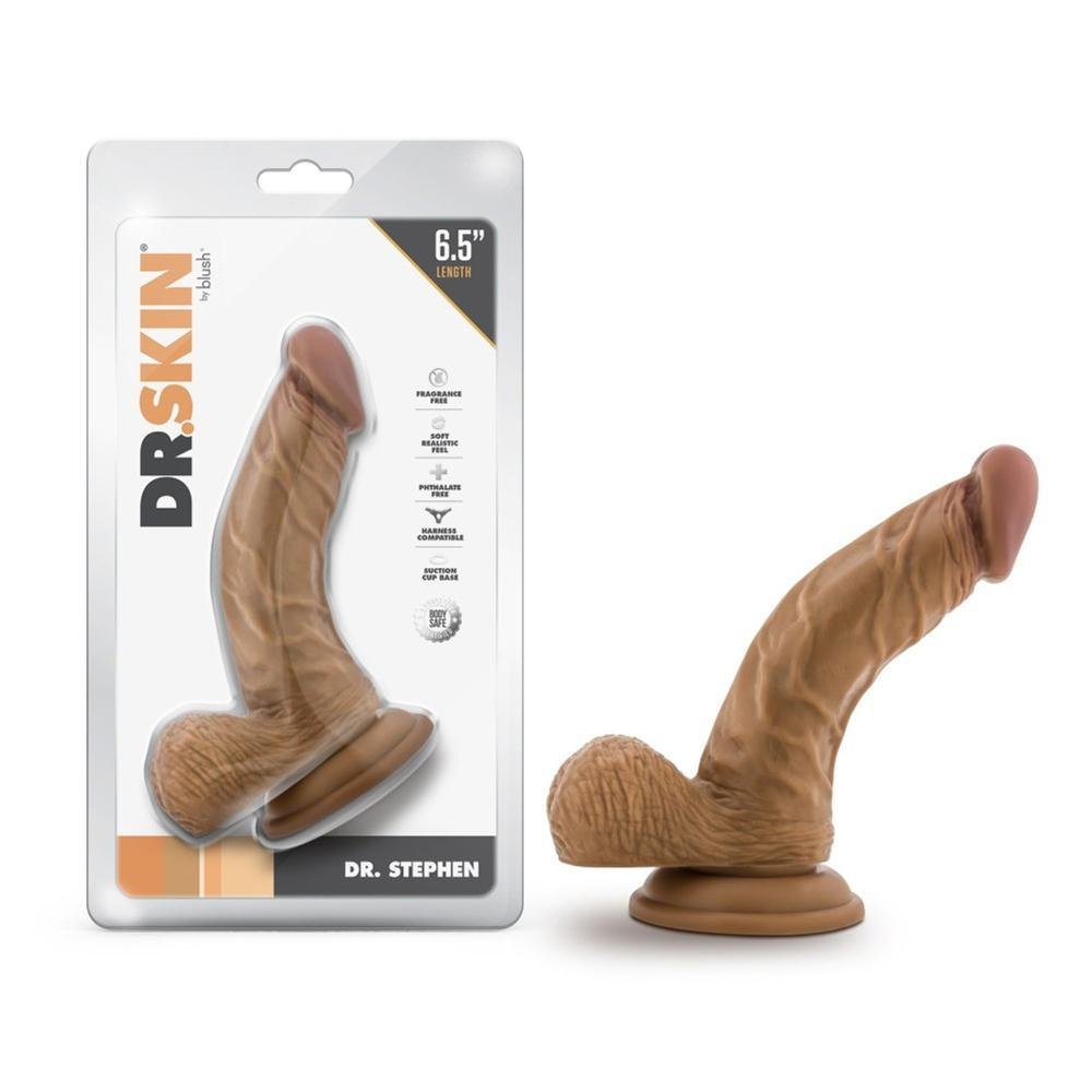 Dr. Skin Dr. Stephen 6.5" Dildo With Balls Tan - Temptations