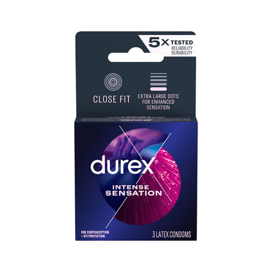 Durex Intense Sensation Condoms 3 Pack