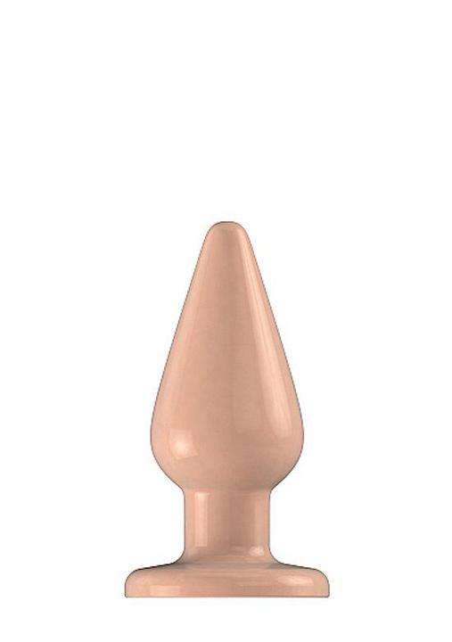 Bottom Line Buttplug Rubber Flesh 4 in. Model 2