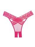 Adore Desire Panty Crotchless One Size Hot Pink