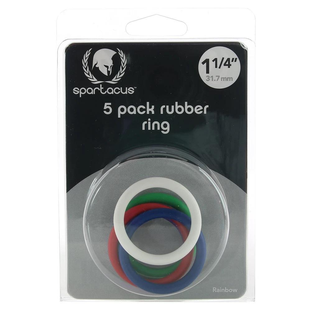 Rubber C-Rings 1.25" - Rainbow