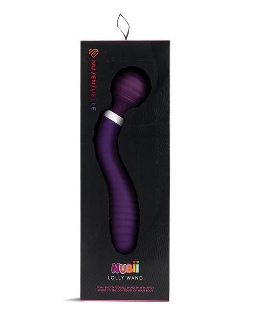 Lolly Double-Ended Flexible Nubii Wand Purplewom