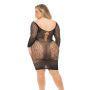 Pink Lipstick Animal Inside Chemise Black QN