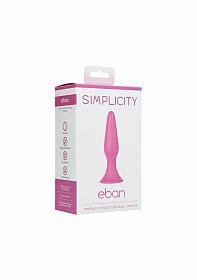 EBAN medium conical butt - plug with suction cup - Pink - Temptations