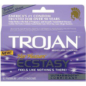 Trojan Ecstasy 3Pk Ultrasmooth