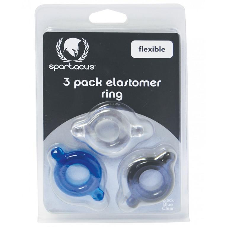 Elastomer Set (Black/Blue/Clear) - Temptations