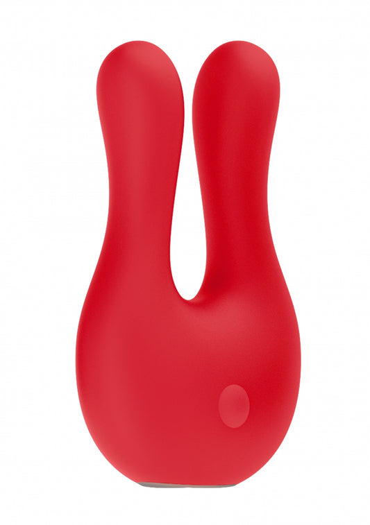 Elegance Dual Motor Clitoral Stimulator Exceptional Red - Temptations