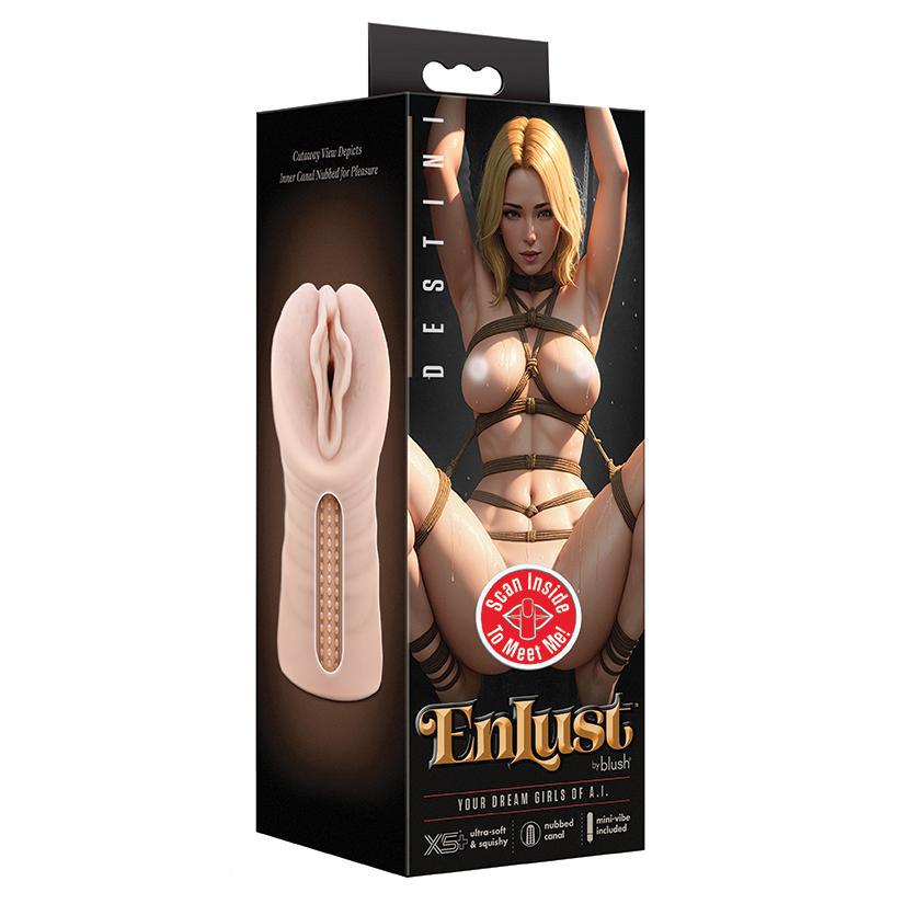 EnLust Vibrating Stroker Destini - Beige - Temptations