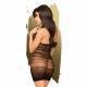 Epic Night High - Neck Mini Dress Black - Temptations