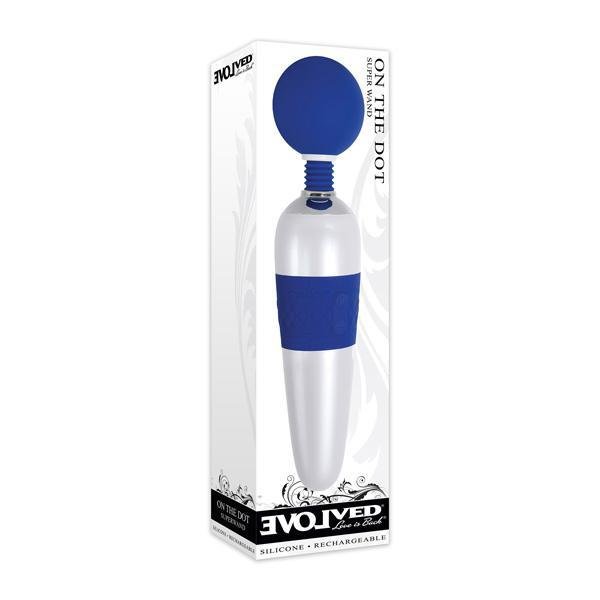 Evolved ON THE DOT SUPER WAND MASSAGER BLUE - Temptations