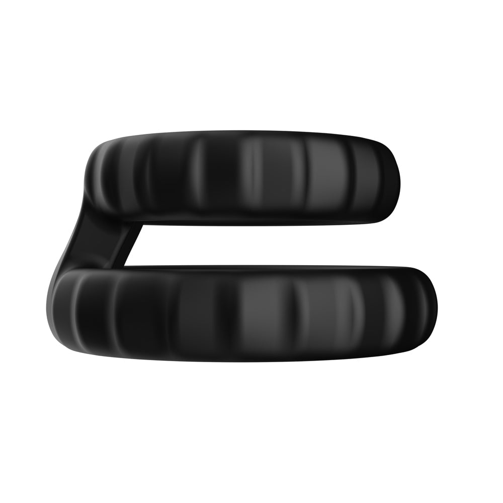 F-43: Tiered Cock & Ball Ring Black