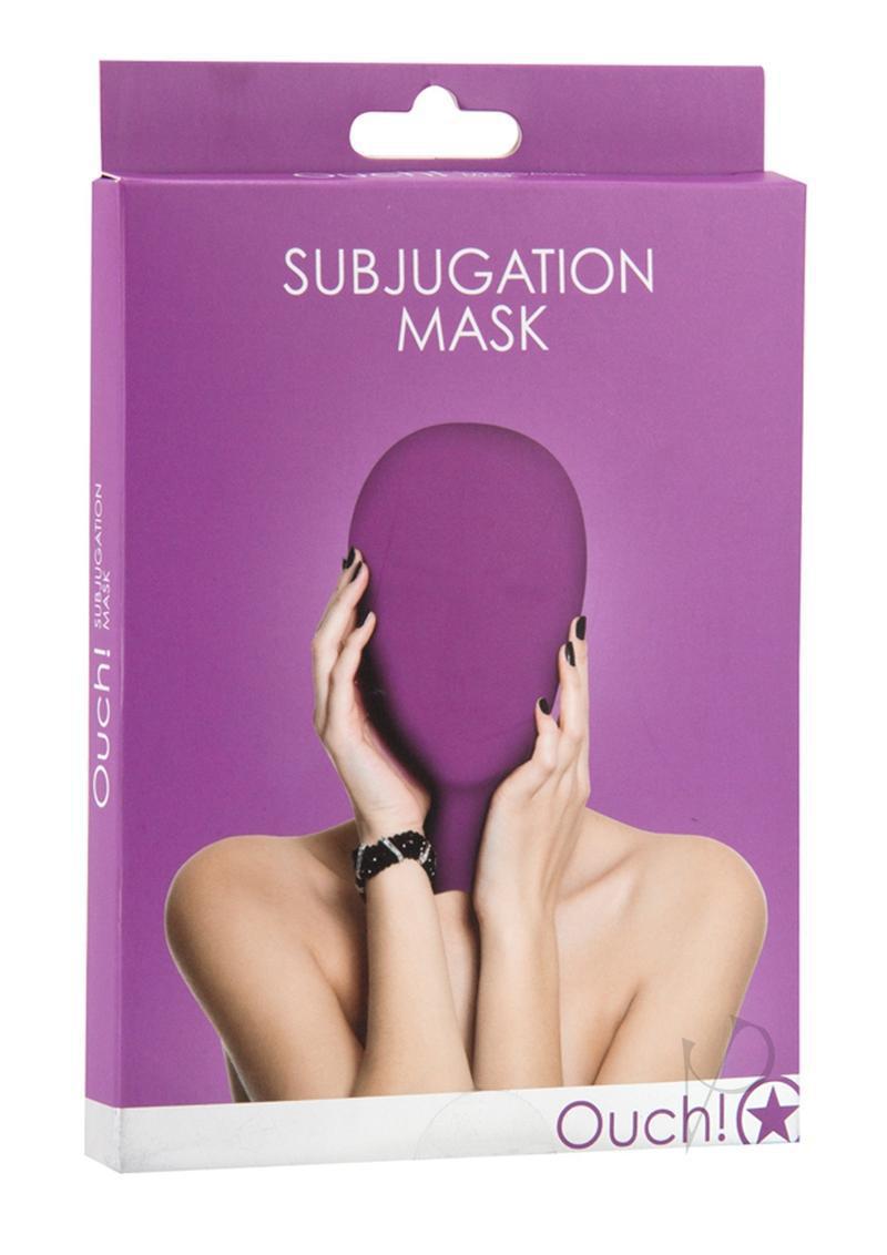 Ouch Subjugation Mask Purple Bondage