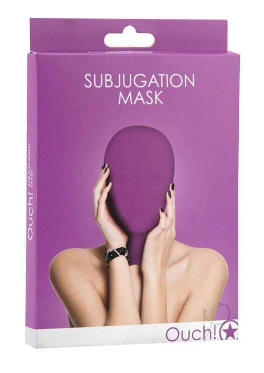 Ouch Subjugation Mask Purple Bondage