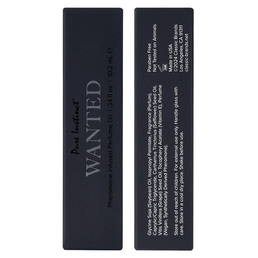 Pure Instinct Pheromone Perfume Oil Wanted 0.34 oz.