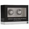 Ouch Medium Weight Ben-Wa-Balls - Silver