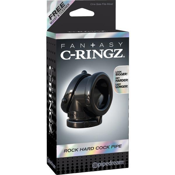 FANTASY C - RINGZ ROCK HARD COCK PIPE BLACK - Temptations