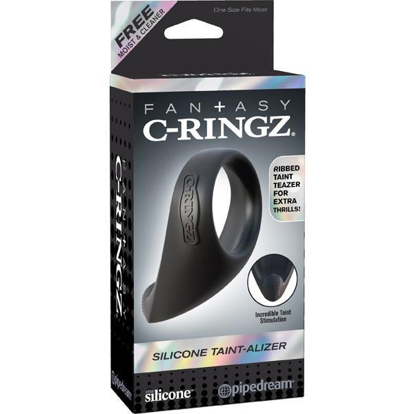 FANTASY C - RINGZ SILICONE TAINT - ALIZER BLACK - Temptations